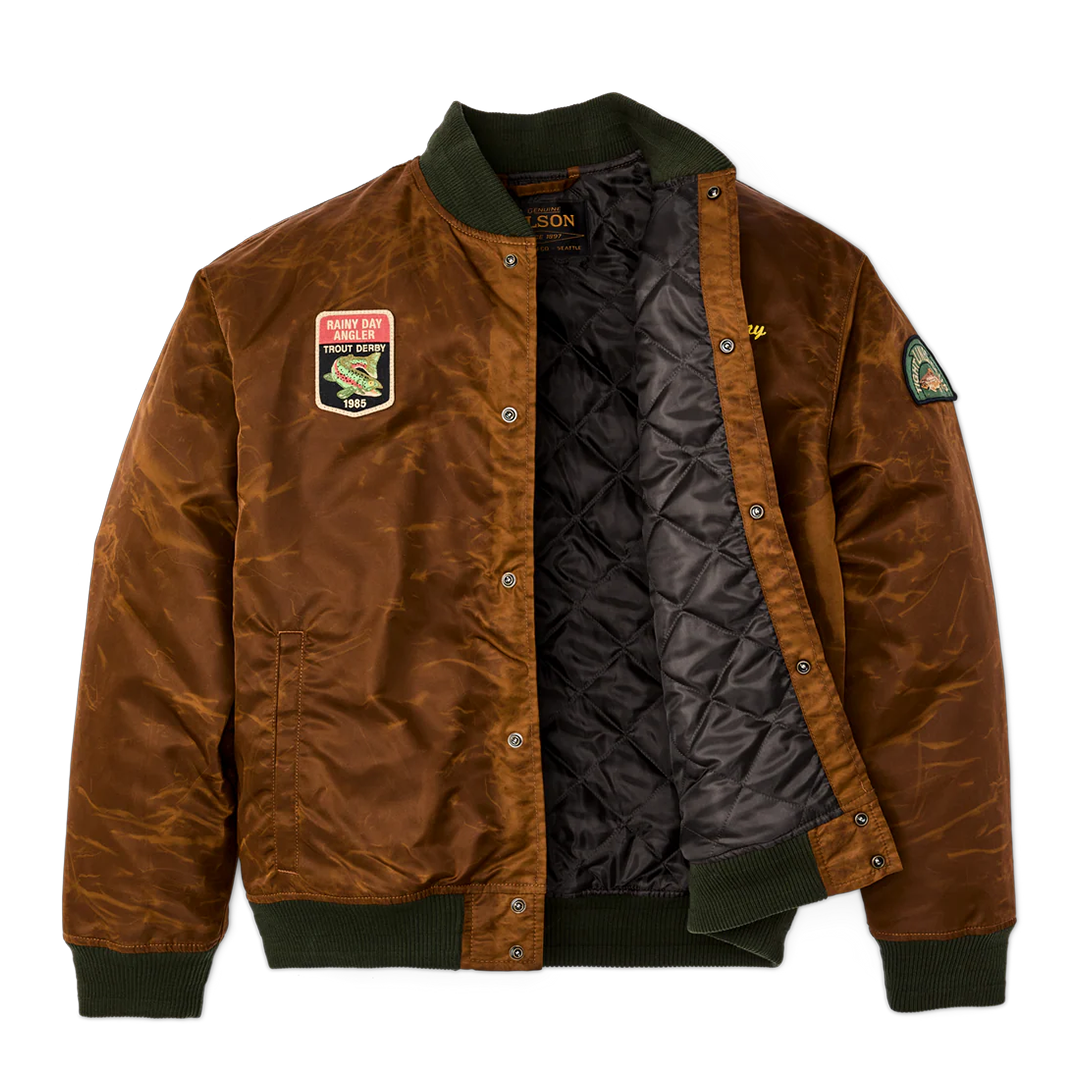 Embroidered Montlake Jacket - Whiskey