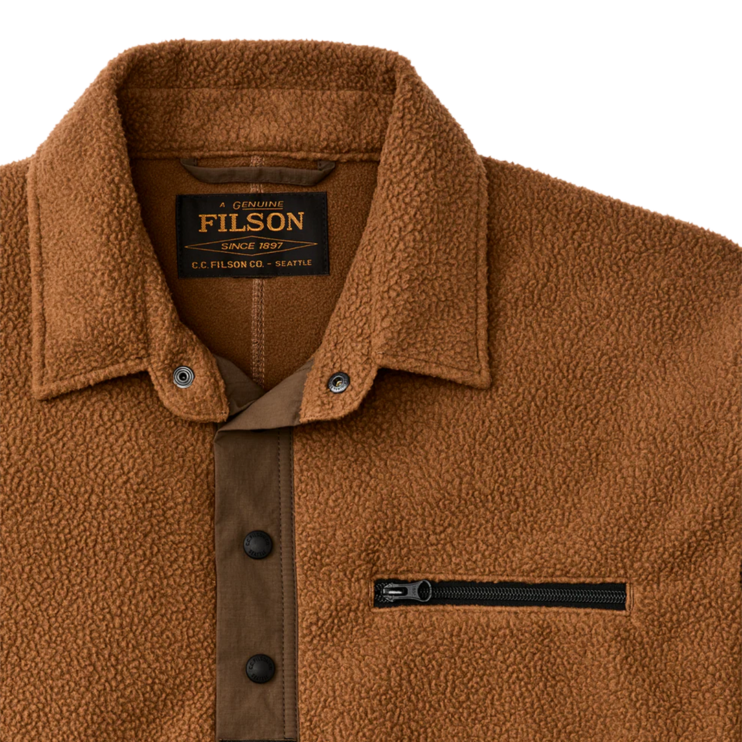 Filson - Pile Fleece Pullover - Whiskey