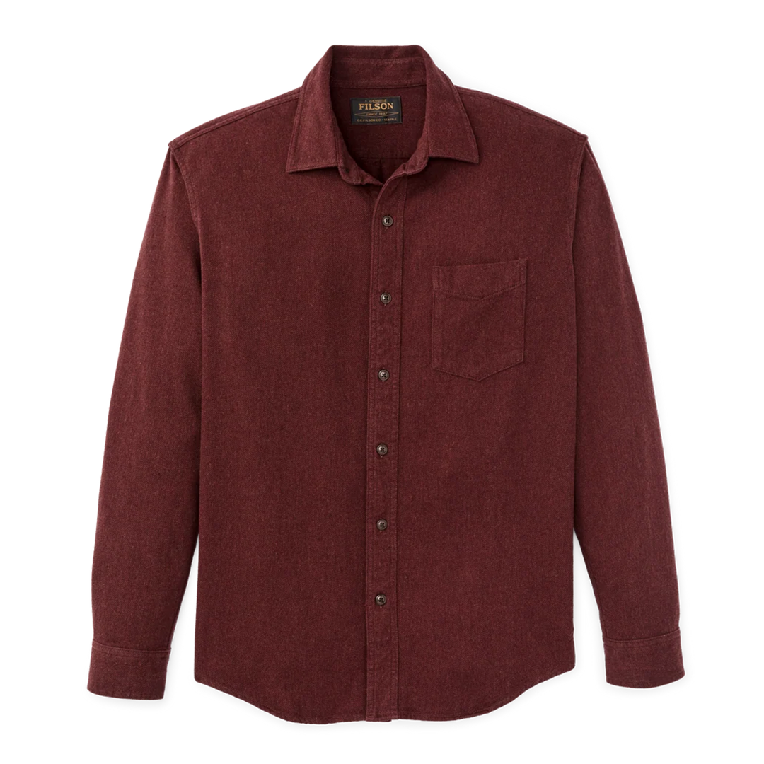 Rustic Flannel Shirt - Port Heather