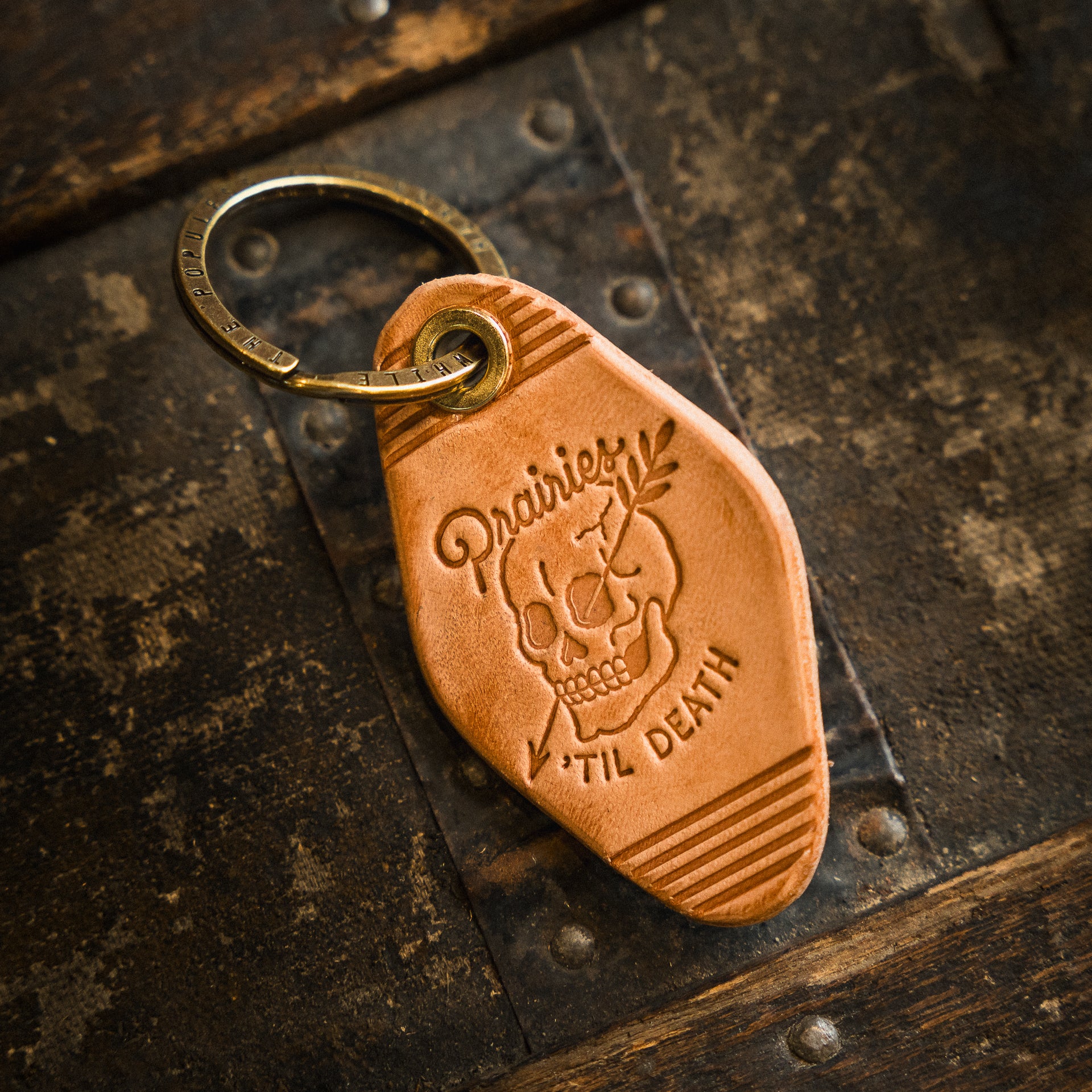 Leather Motel Keychain - 'Til Death