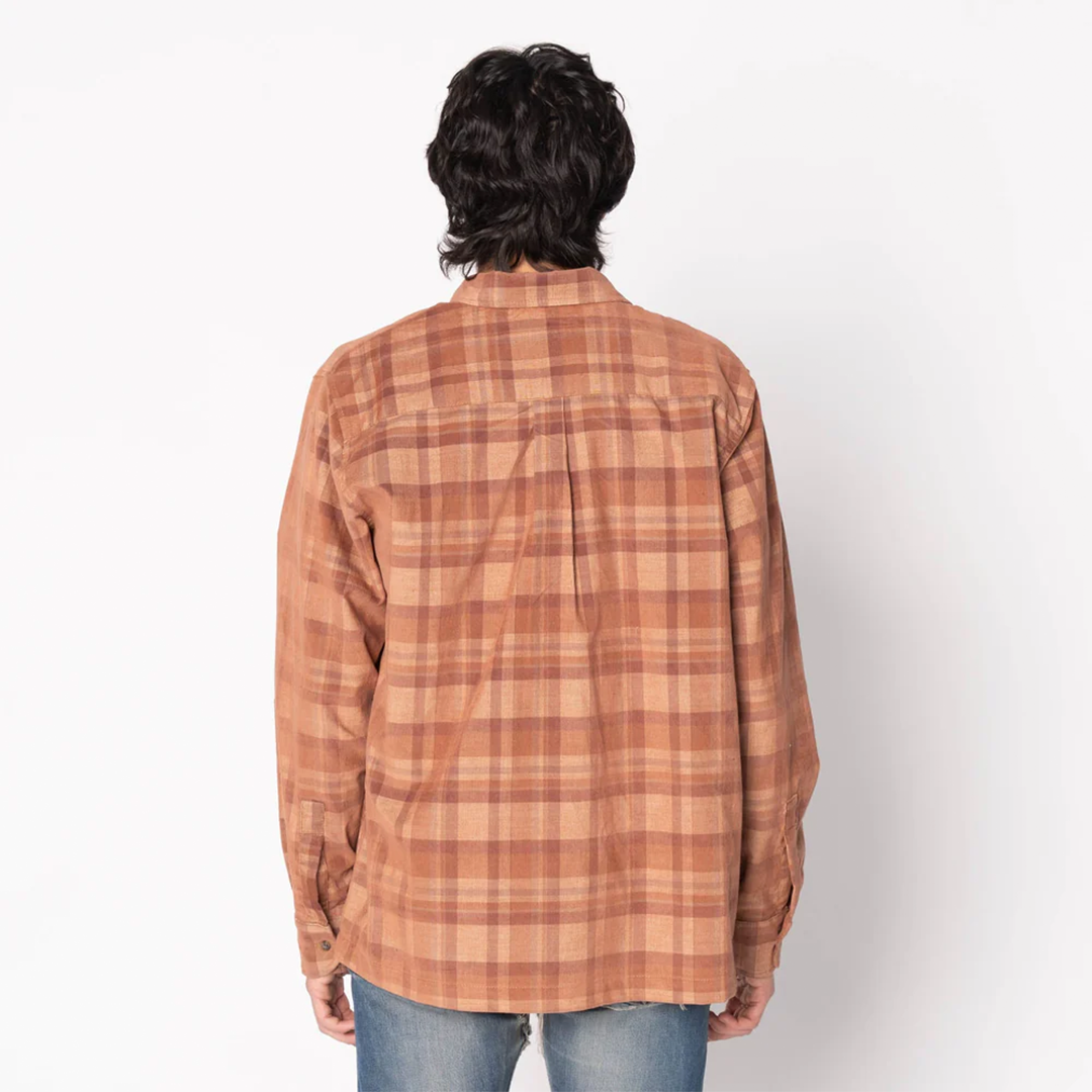 N&F - True Shirt - Corduroy Shirting - Brown / Beige