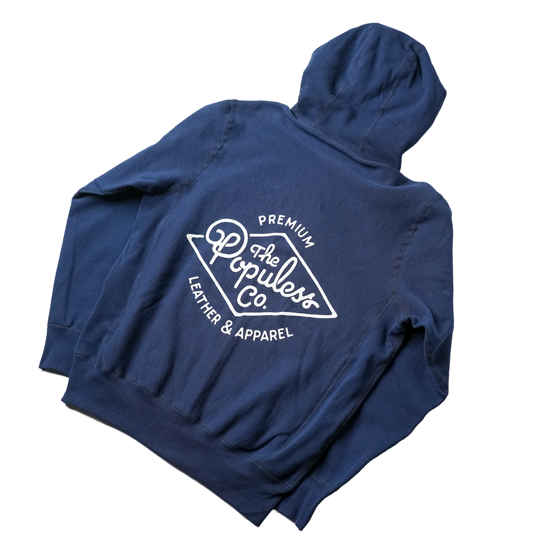 Premium Zip Hoodie - Navy