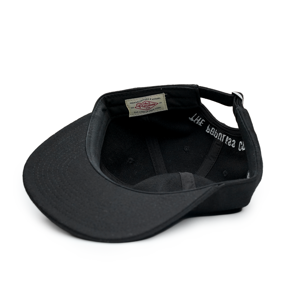 Roy Boy Cap - Heritage Flannel - Black