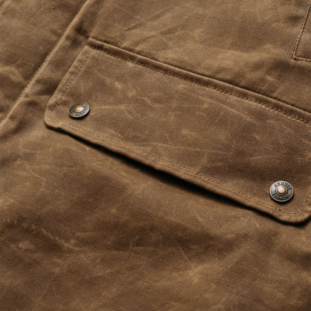 Schott NYC - Waxed Cotton Country Jacket - Khaki