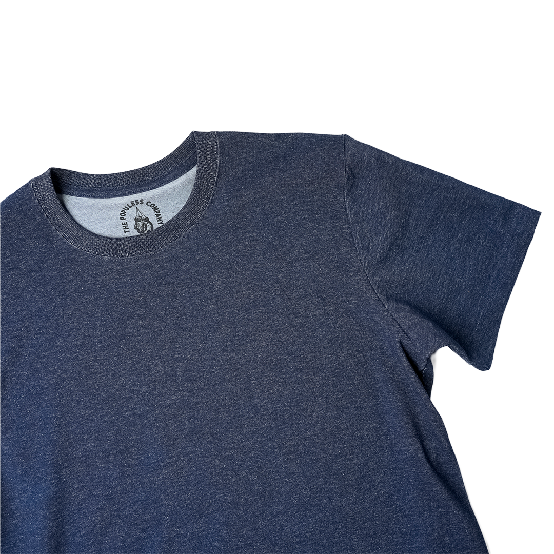 Script Premium Tee - Washed Indigo