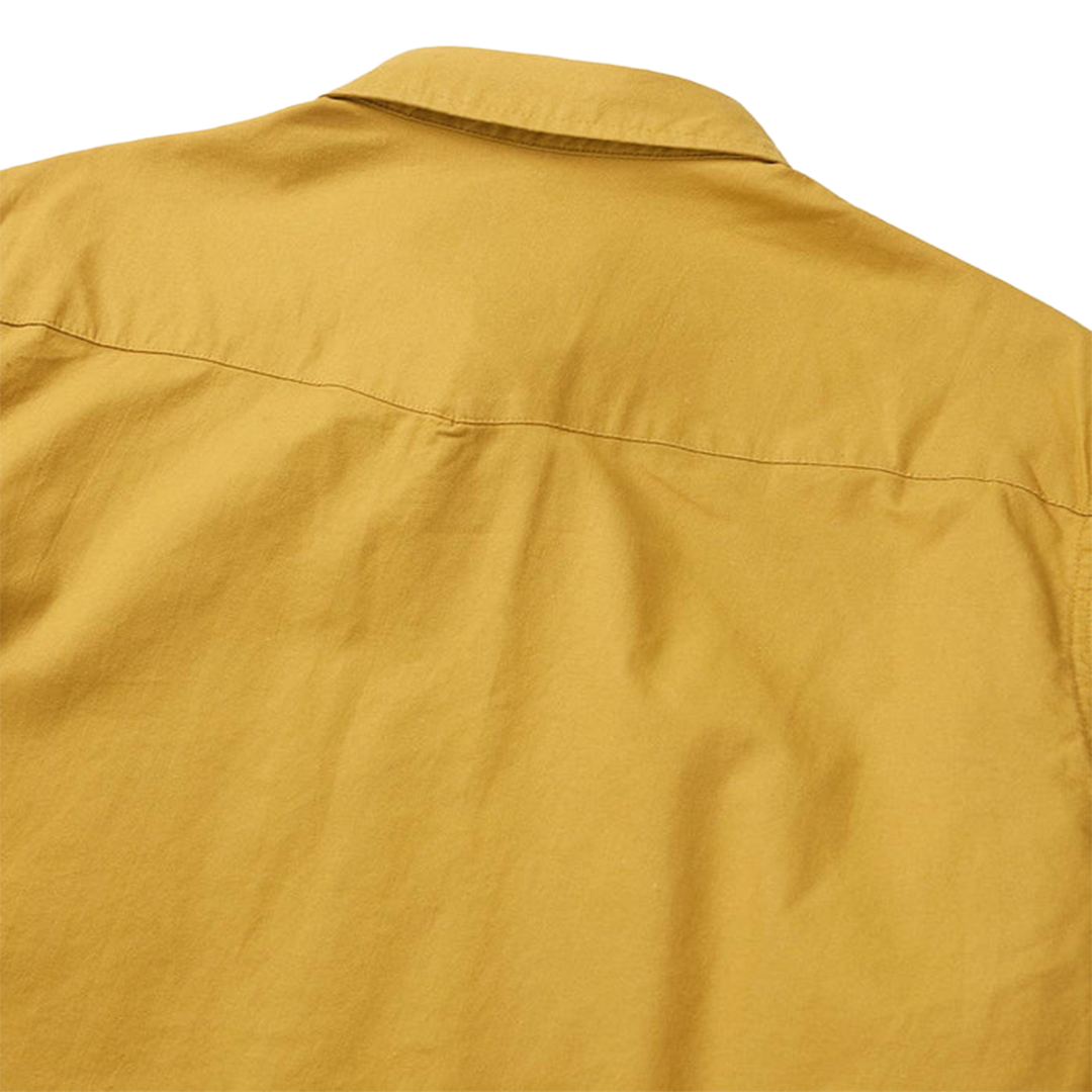 Seager - Chief L/S Overshirt - Amber Gold