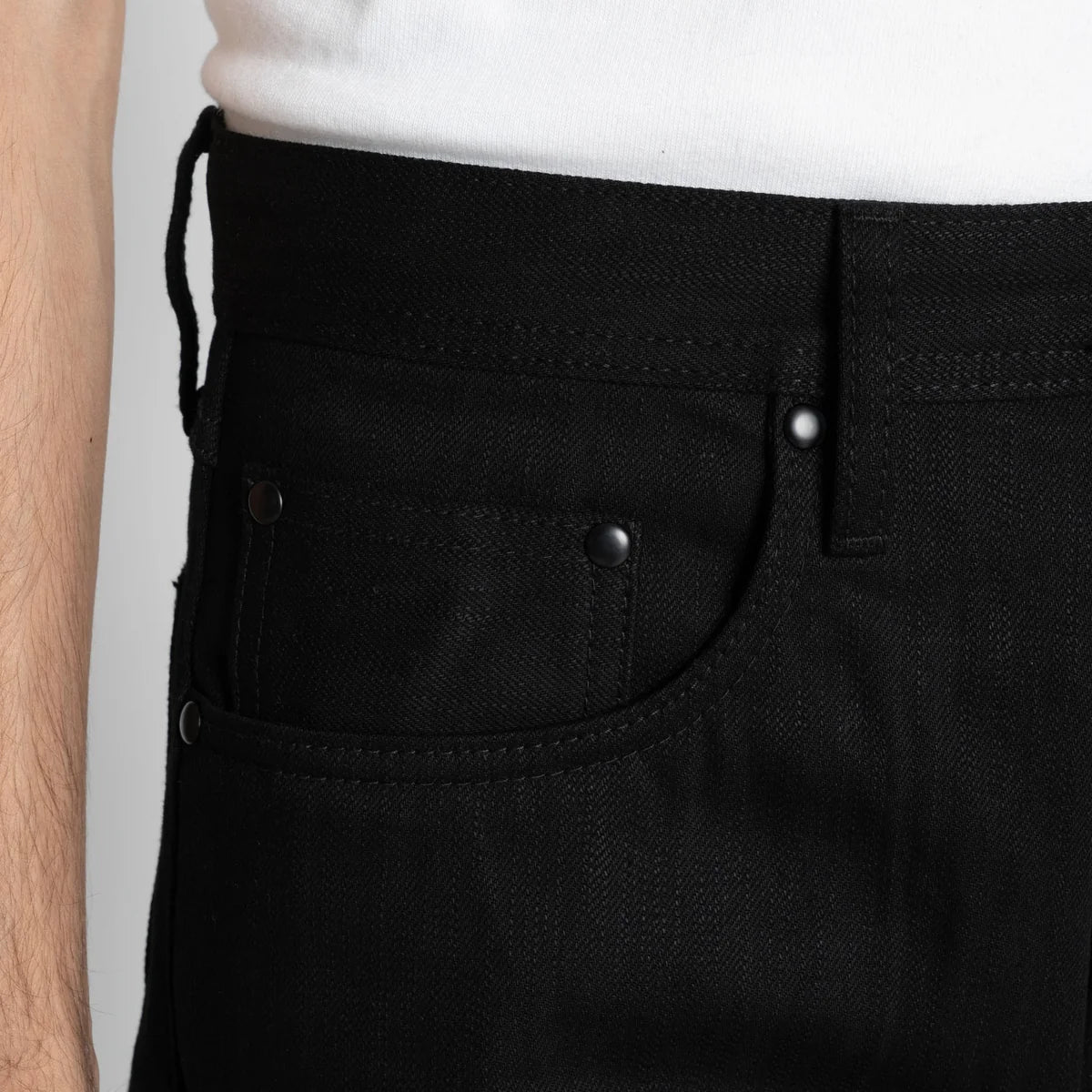 14.5oz Slubby Black - Relaxed Straight