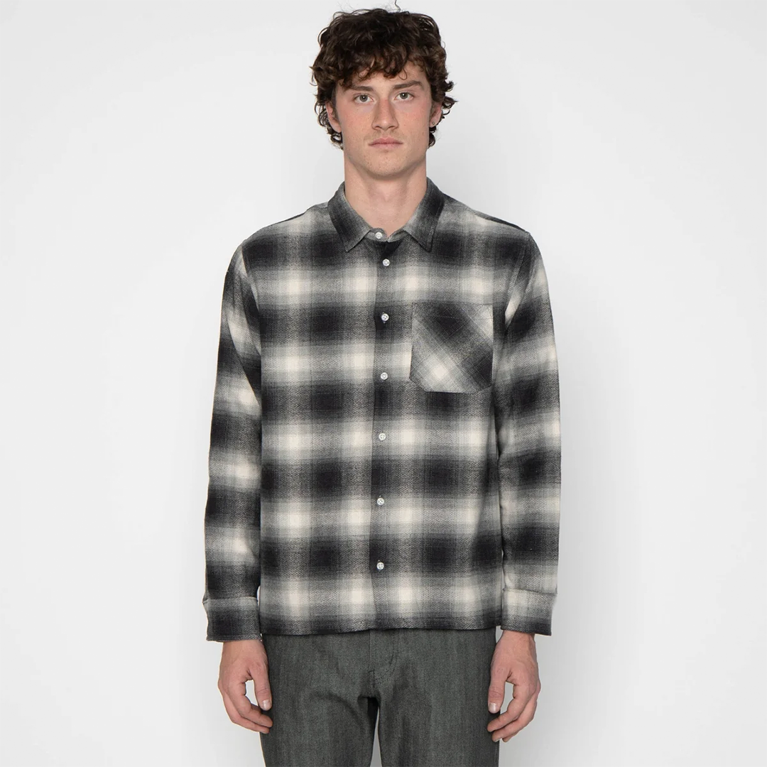 True Shirt - Organic Supple Flannel - Charcoal