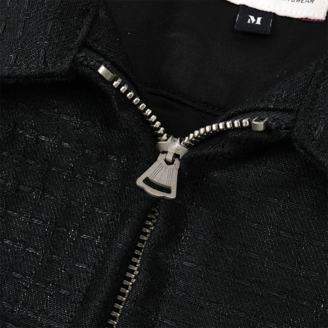 Valecito Jacket - Black Sashiko