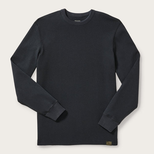 Filson - Waffle Knit Thermal Crewneck - Navy - The Populess Company