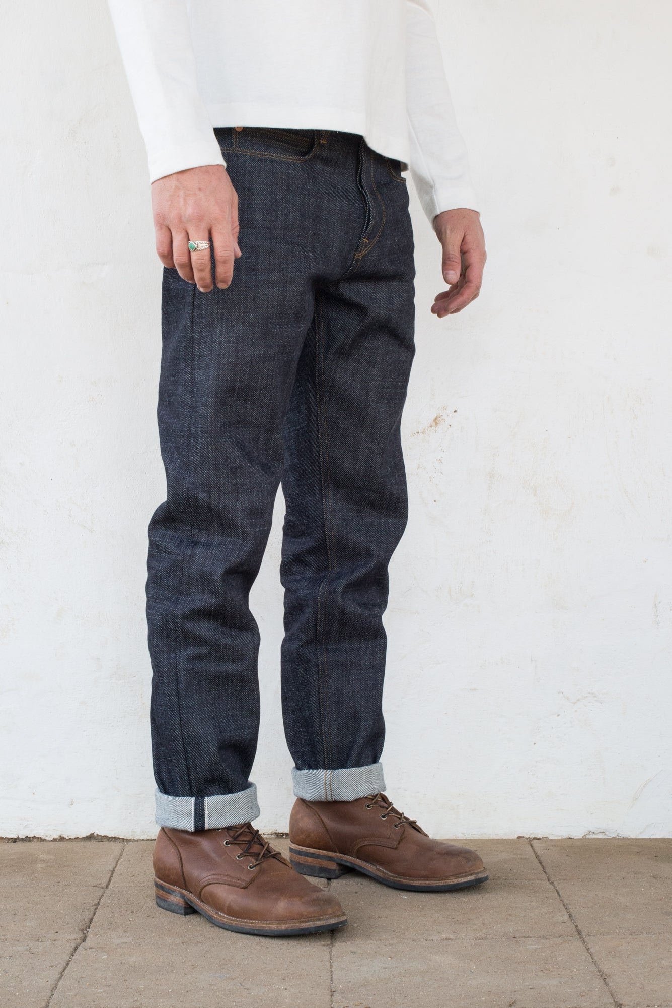 Freenote Cloth - 17 Oz Blue Slub - Portola