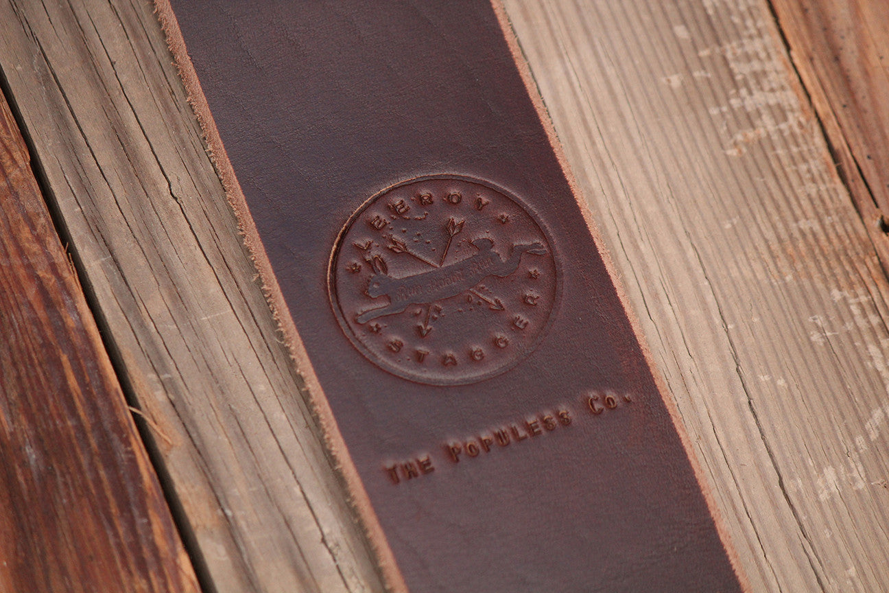 The Lee Guitar Strap - Brown - The Populess Company