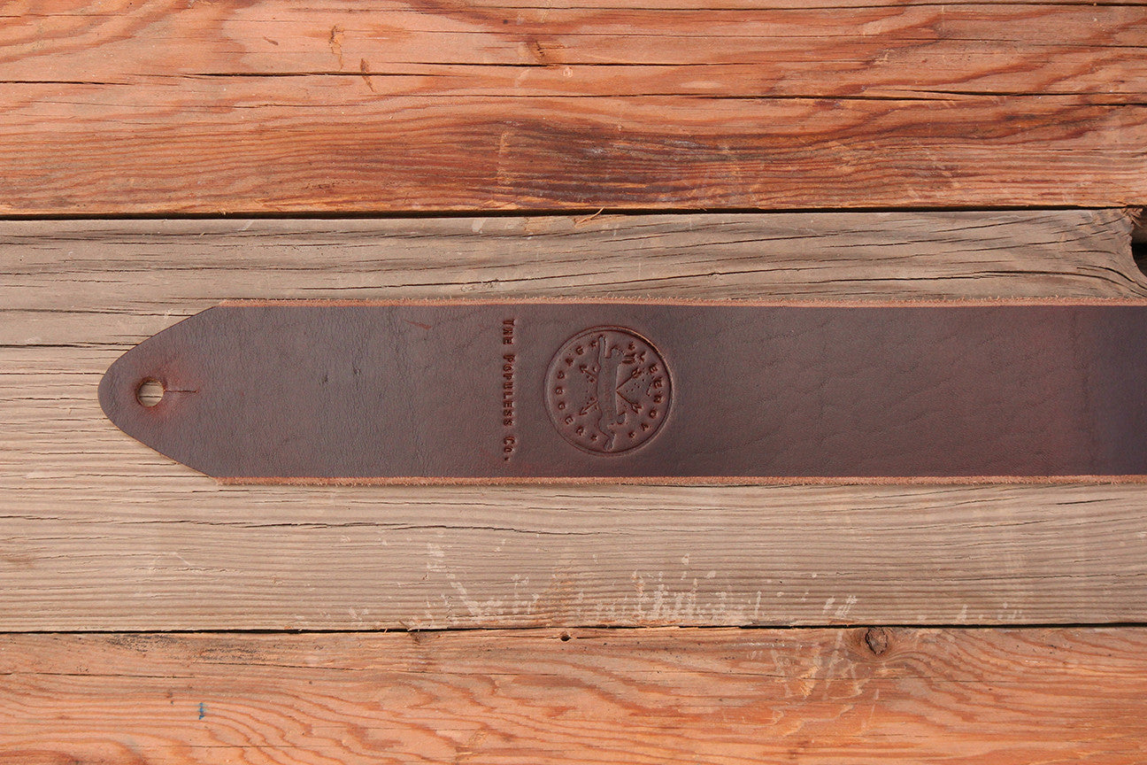 The Lee Guitar Strap - Brown - The Populess Company
