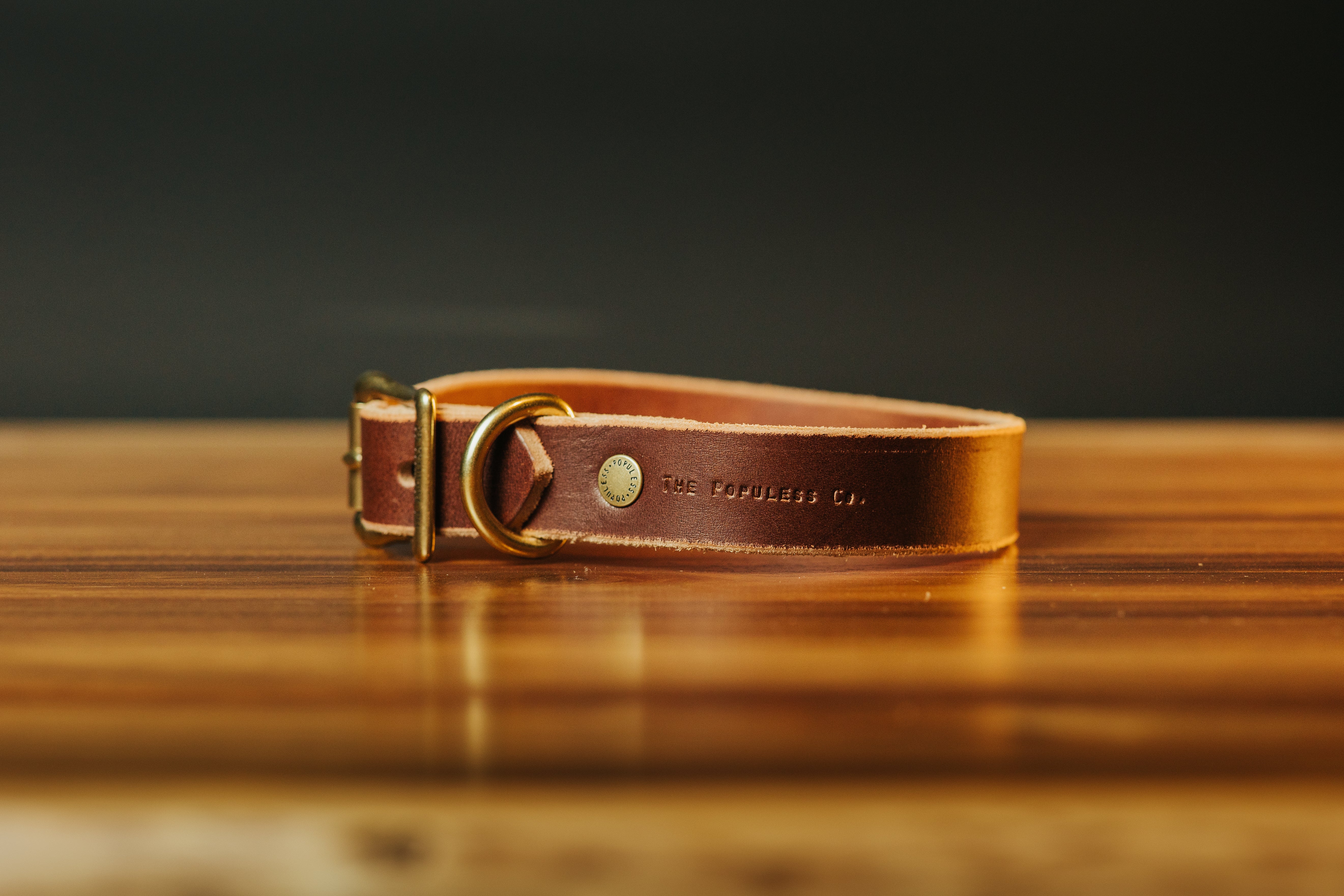 The Marv - Dog Collar - Brown